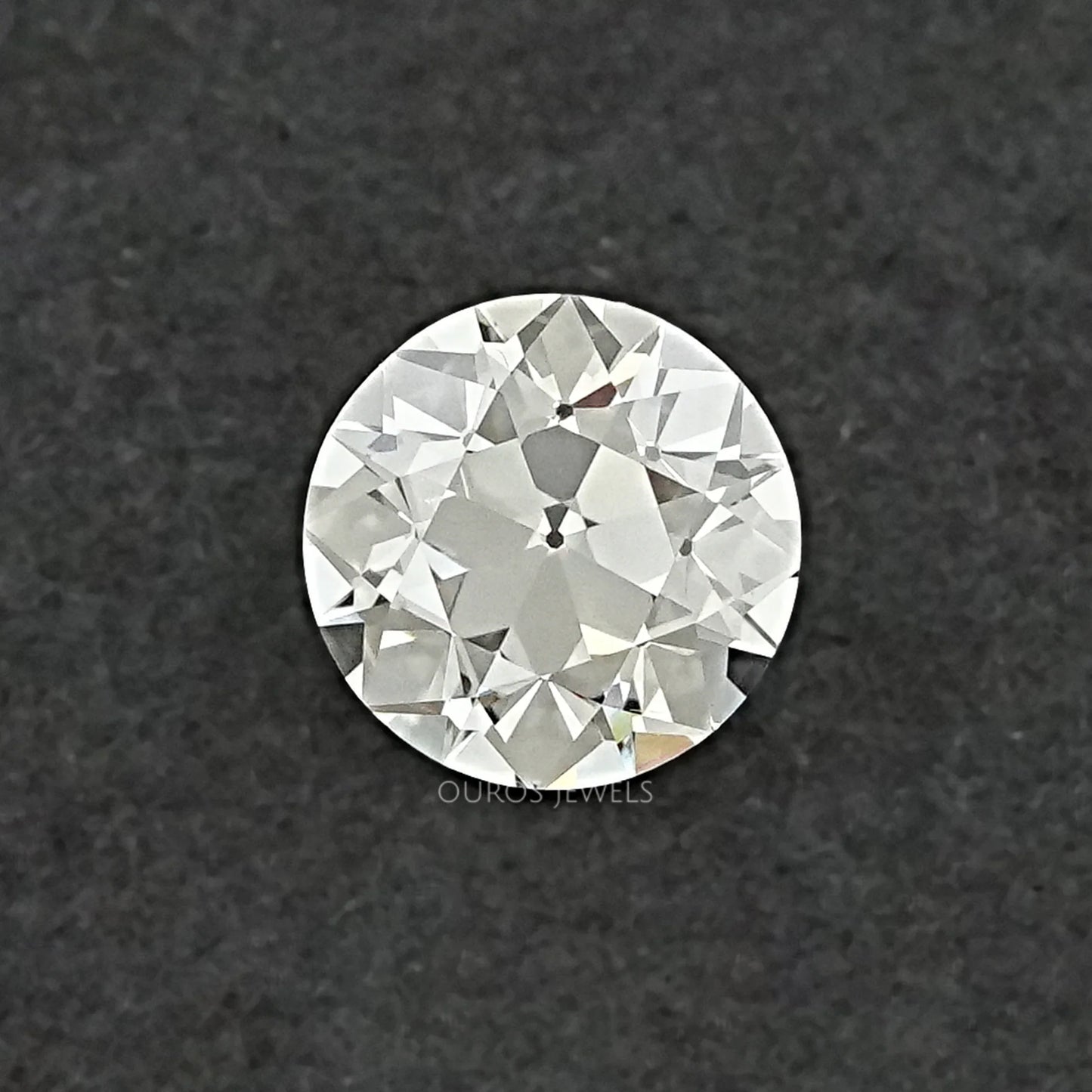 Flower Pattern Old European Round Cut Diamond J To Z VS Loose