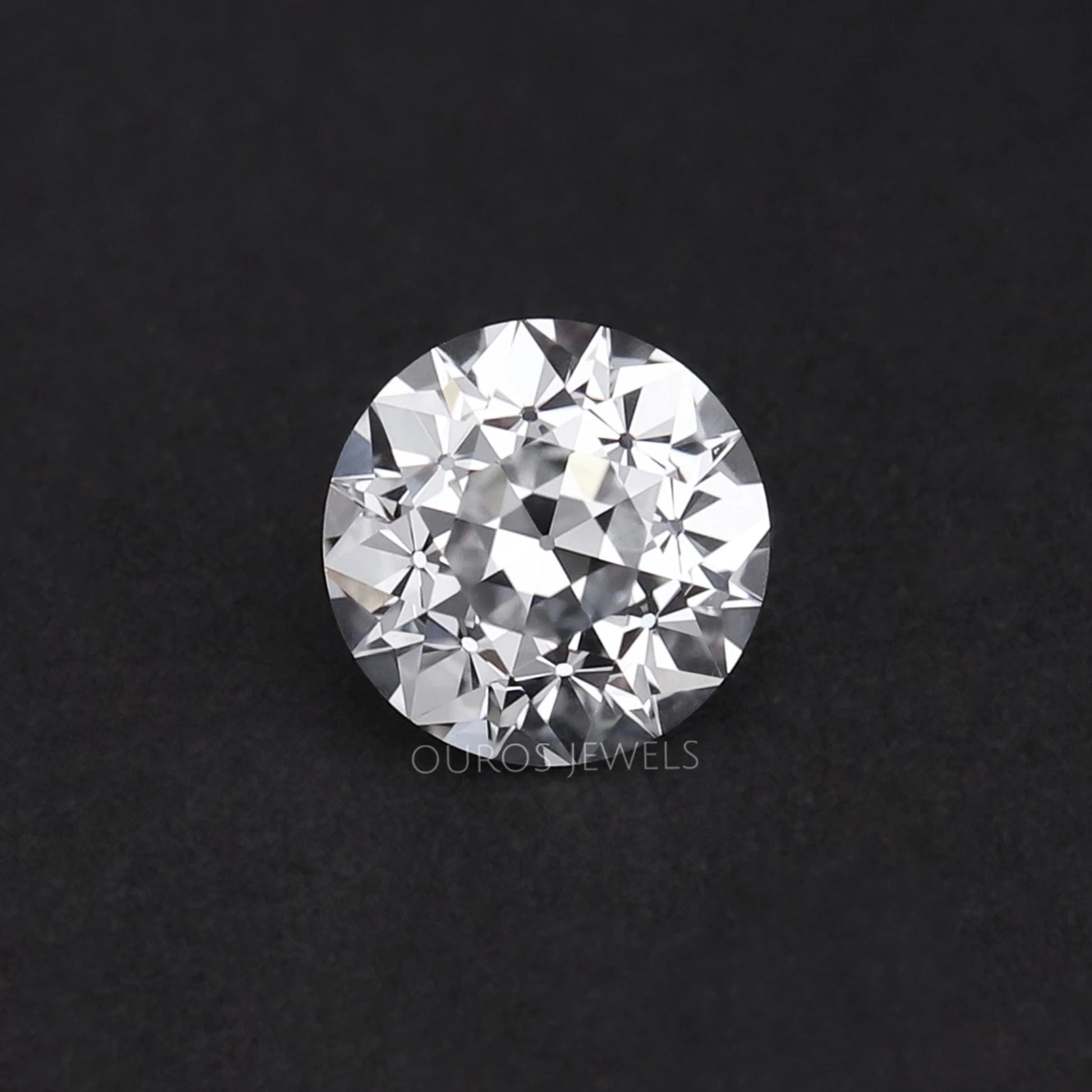Higher Crown Old European Round Cut Lab Grown Diamond